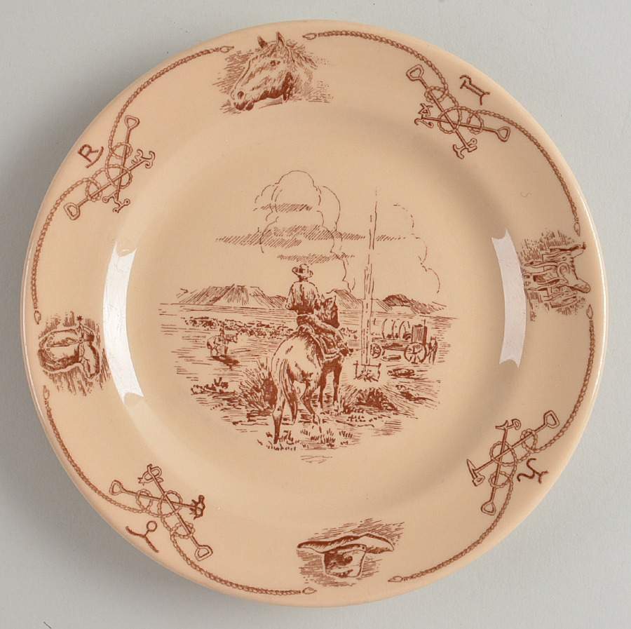 Round Up Salad Plate by Shenango-1