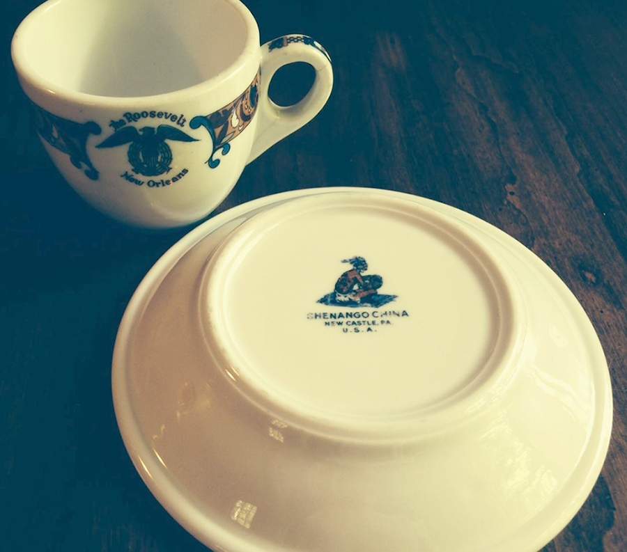 SHO64 Flat Demitasse Cup & Saucer Set by Shenango-1