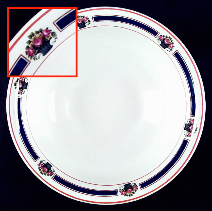 SHO69 9" Round Vegetable Bowl by Shenango-1