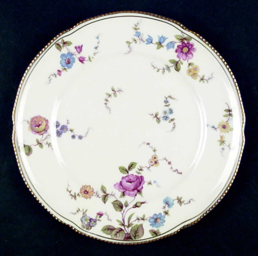 Sunnyvale Gold (Gold Trim) Salad Plate by Shenango-1