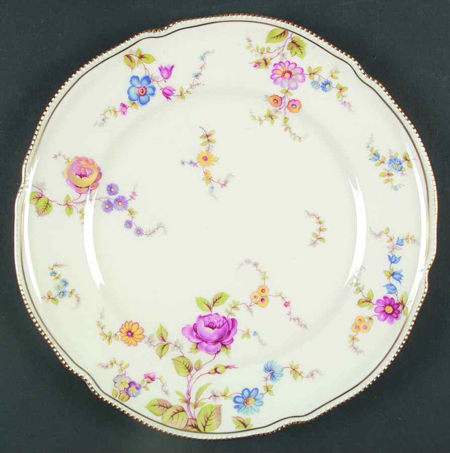 Sunnyvale Gold (Gold Trim) Dinner Plate by Shenango-1