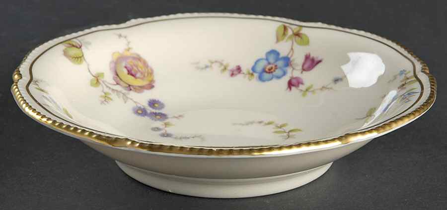Sunnyvale Gold (Gold Trim) Fruit/Dessert (Sauce) Bowl by Shenango-1