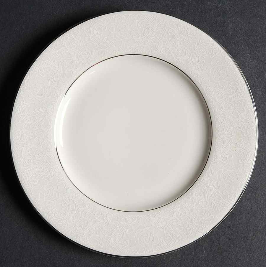 Wedding Lace Bread & Butter Plate by Shenango-1