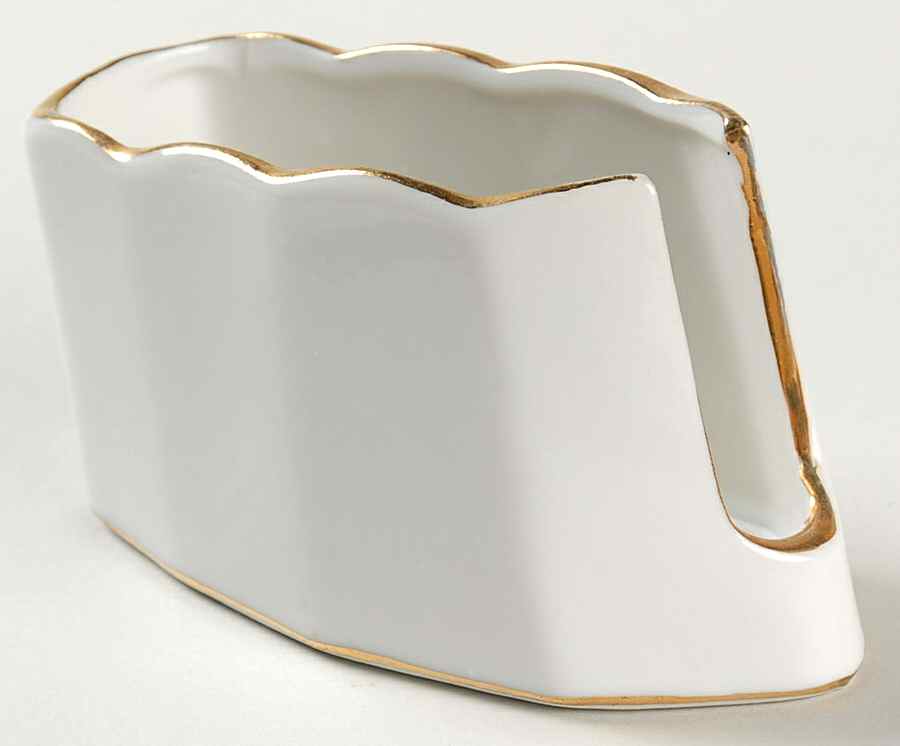 Golden Heirloom Spoon Stacking Spoon Holder Caddy by Shafford-1