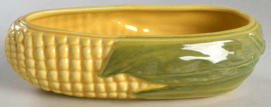 Corn King 1.5 Quart Oval Covered Casserole No Lid by Shawnee-1