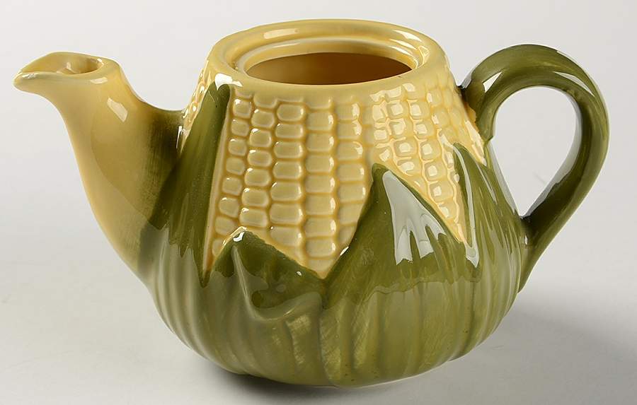 Corn King Mini Teapot No Lid by Shawnee-1