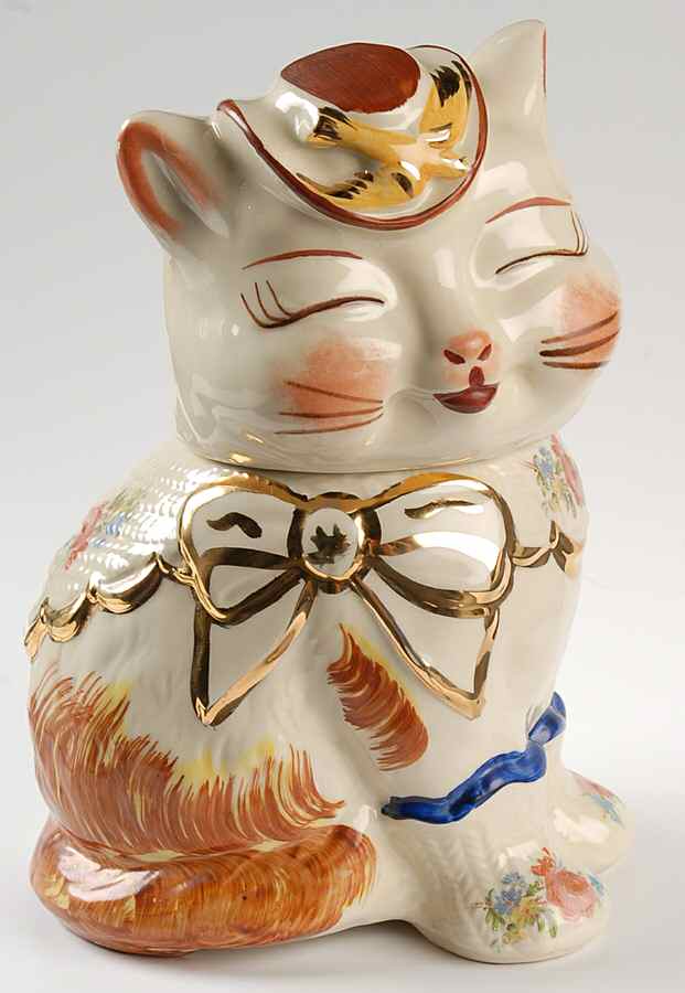 Puss N' Boots Cookie Jar & Lid by Shawnee-1