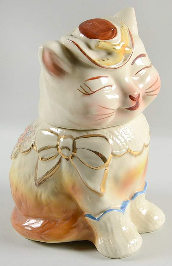 Puss N' Boots Cookie Jar & Lid by Shawnee-1