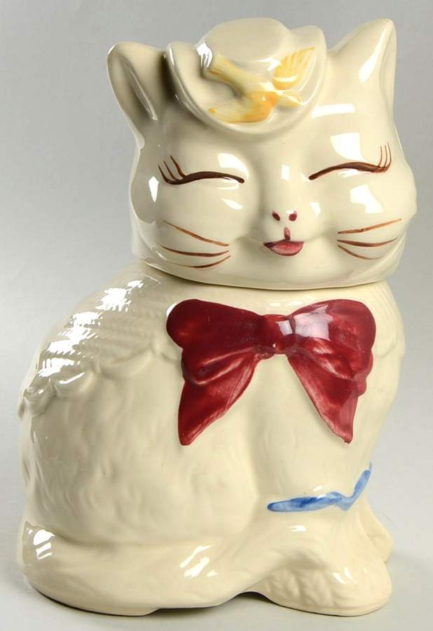 Puss N' Boots Cookie Jar & Lid by Shawnee-1
