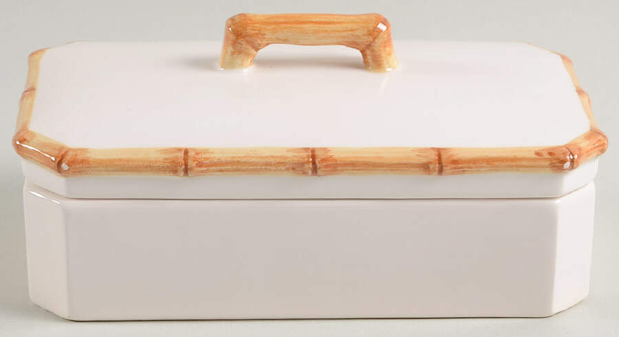 Bamboo Decorated Trinket Box & Lid by Sigma-1