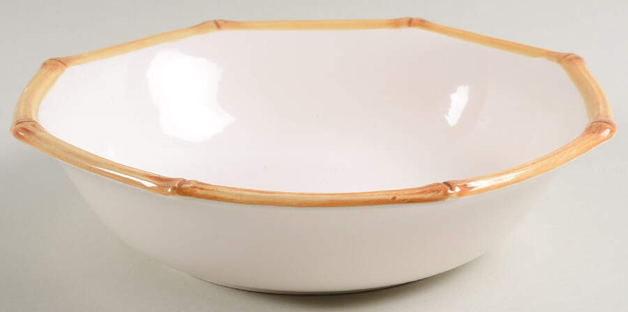 Bamboo Decorated 9" Round Vegetable Bowl by Sigma-1