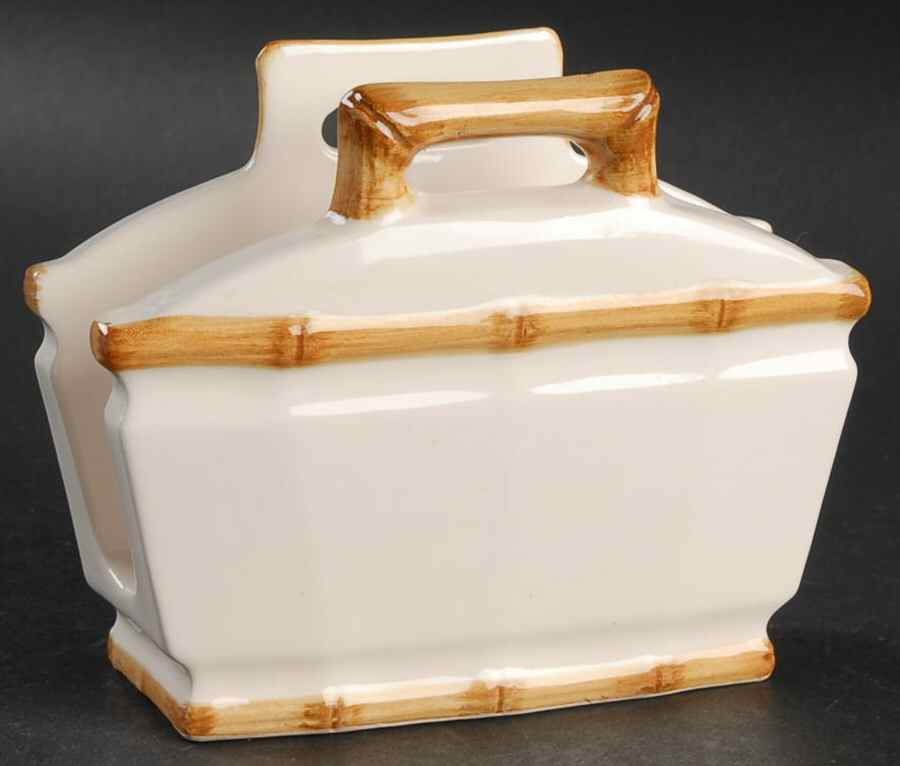 Bamboo Decorated Napkin Holder by Sigma-1