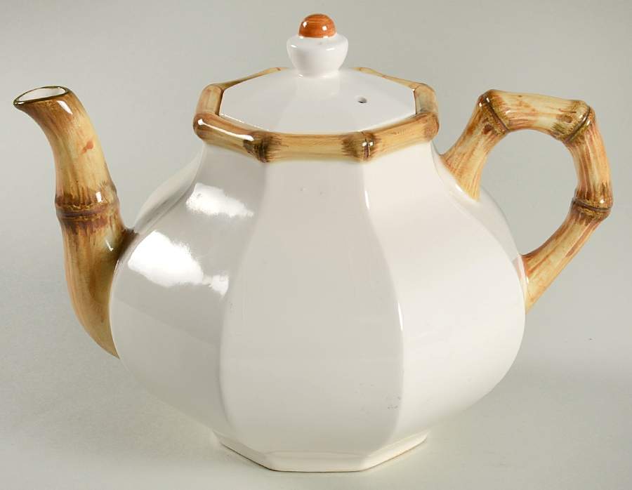 Bamboo Decorated Teapot & Lid by Sigma-1