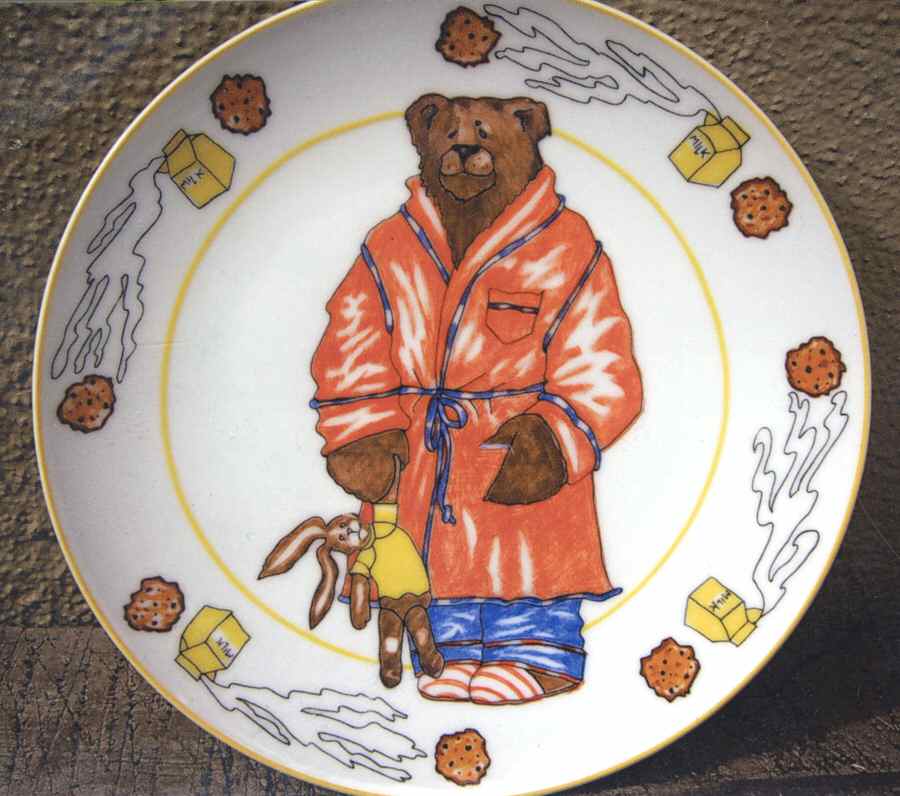 Bearly Awake Salad Plate by Sigma-1