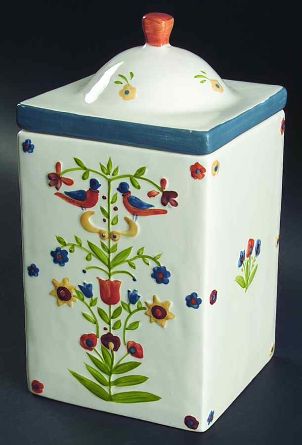 Bird In Hand Medium Canister & Lid by Sigma-1