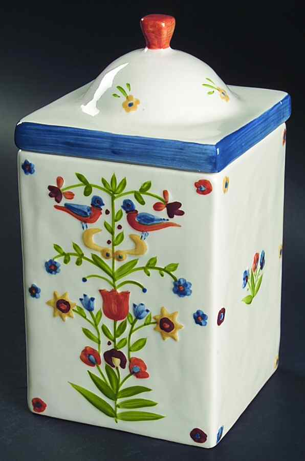 Bird In Hand Small Canister & Lid by Sigma-1