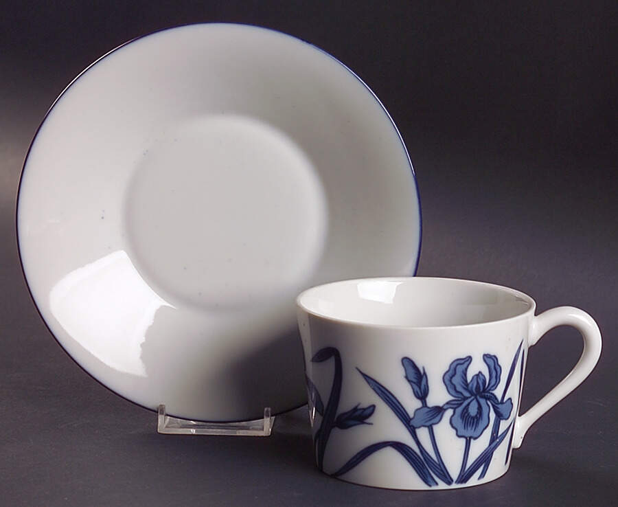 Blues In The Day Oversized Cup & Saucer Set by Sigma-1