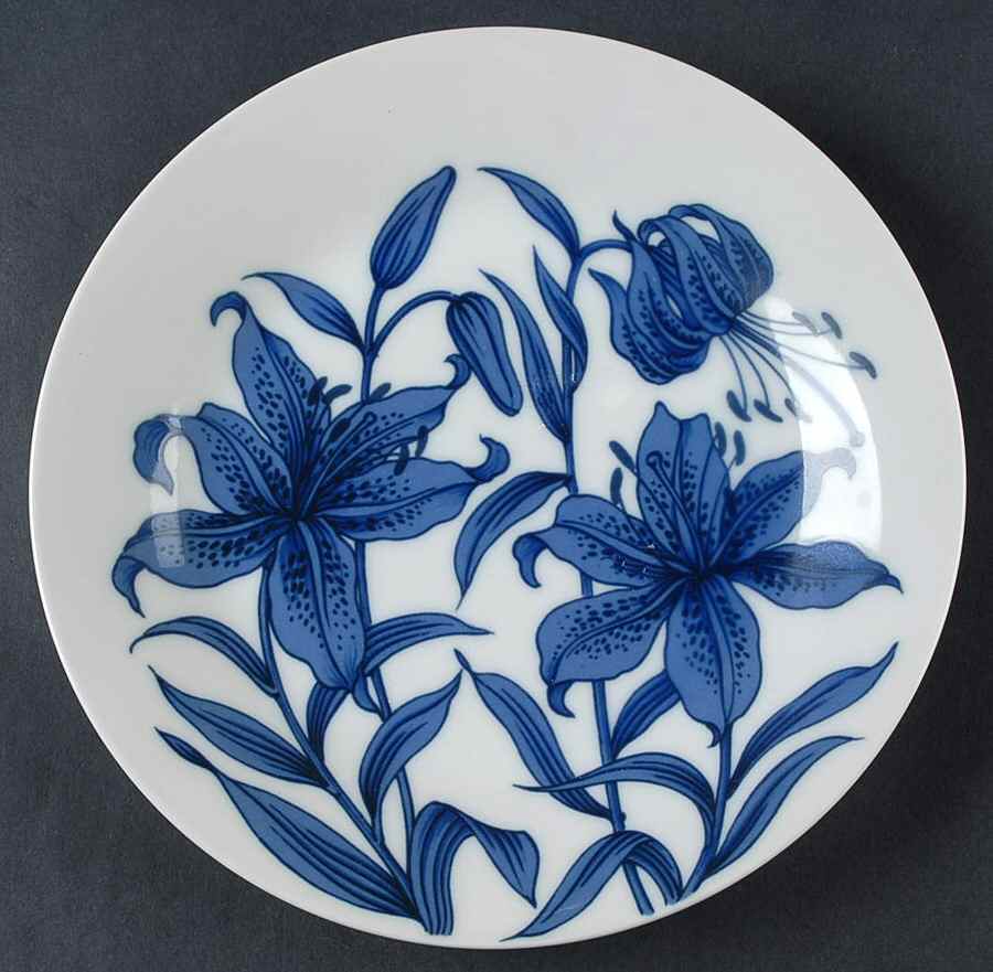 Blues In The Day Salad Plate by Sigma-1