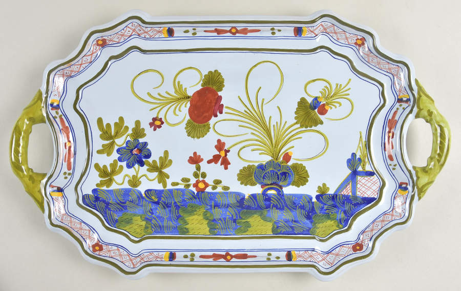 Carnation 18" Handled Tray by Sigma-1