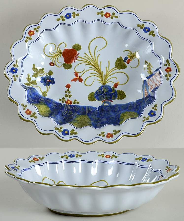 Carnation 11" Oval Vegetable Bowl by Sigma-1