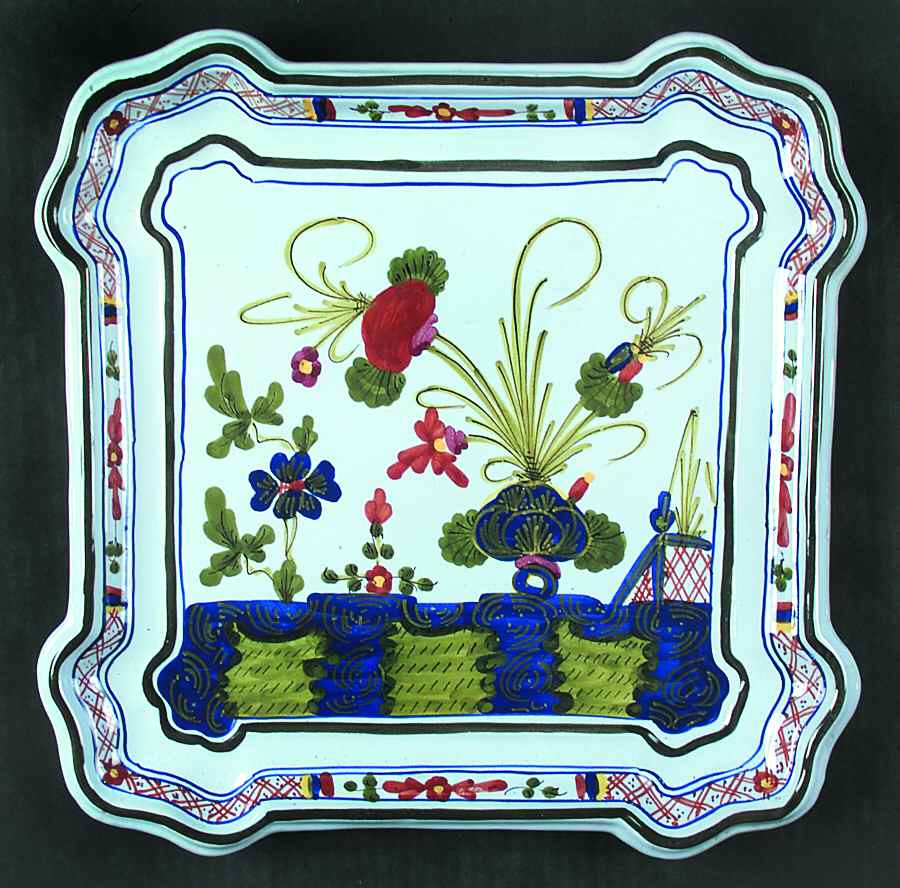 Carnation 11" Square Tray by Sigma-1