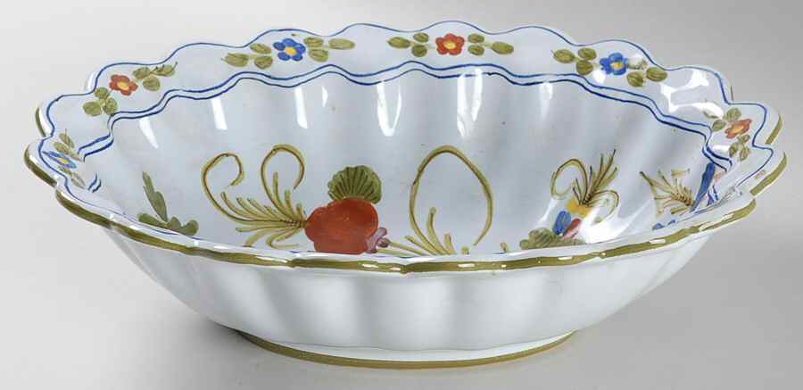 Carnation 10" Oval Vegetable Bowl by Sigma-1