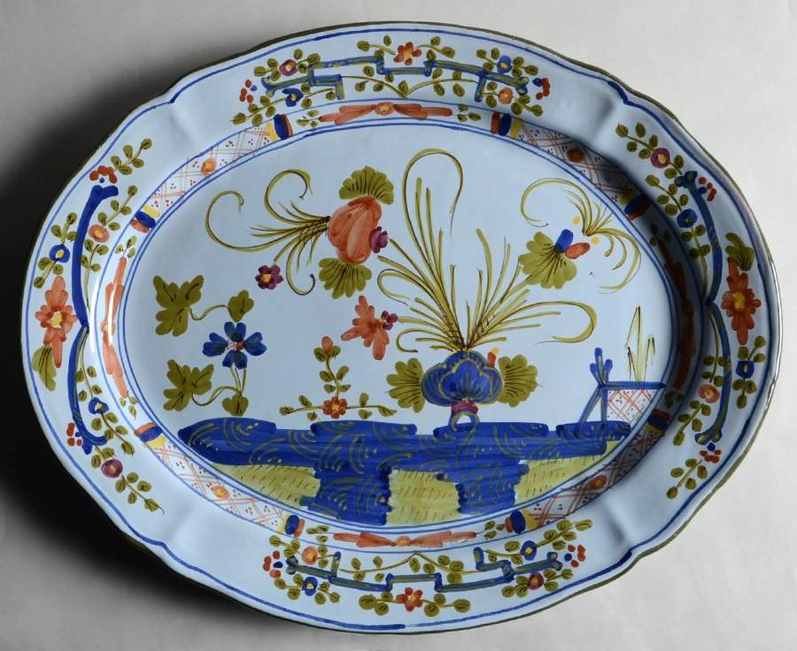 Carnation 16" Oval Serving Platter by Sigma-1