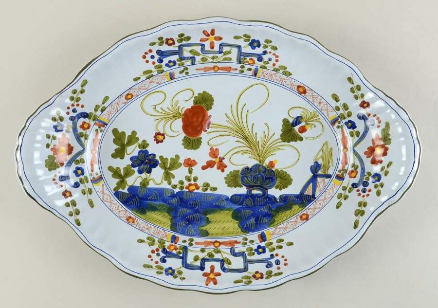 Carnation 18" Oval Serving Platter by Sigma-1