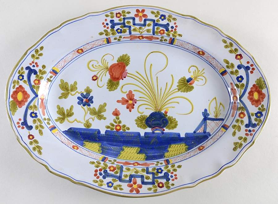 Carnation 14" Oval Serving Platter by Sigma-1
