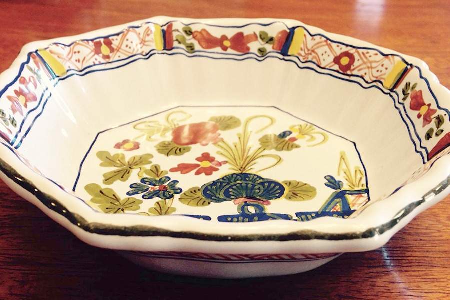 Carnation 8" Octagonal Dish by Sigma-1