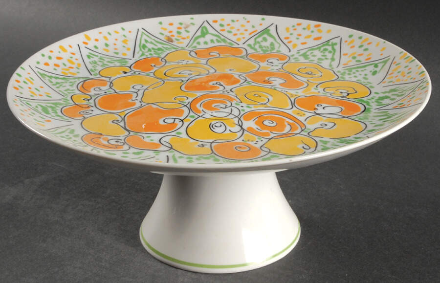 Forever Thine 10" Diameter Pedestal Cake Stand by Sigma-1