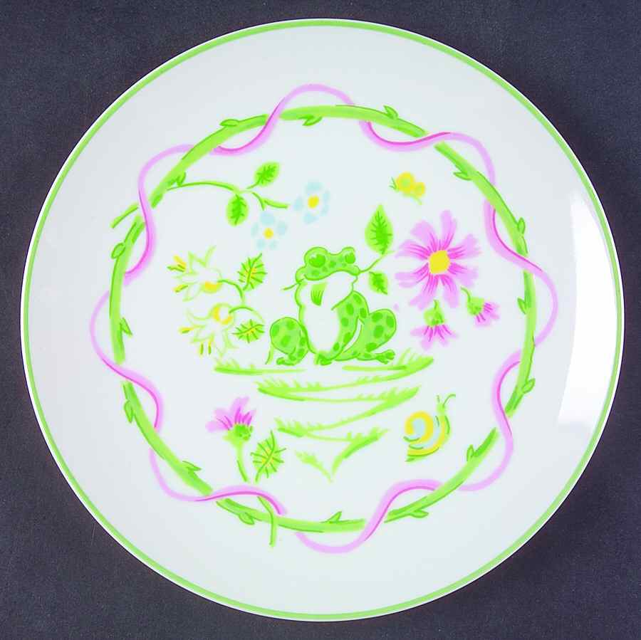 Frog Bouquet Luncheon Plate by Sigma-1