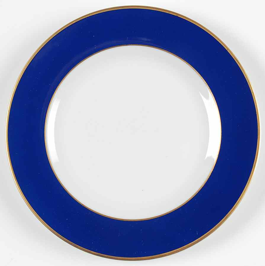 King Frederick Cobalt Blue Bread & Butter Plate by Sigma-1