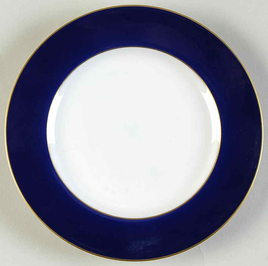 King Frederick Cobalt Blue Salad Plate by Sigma-1