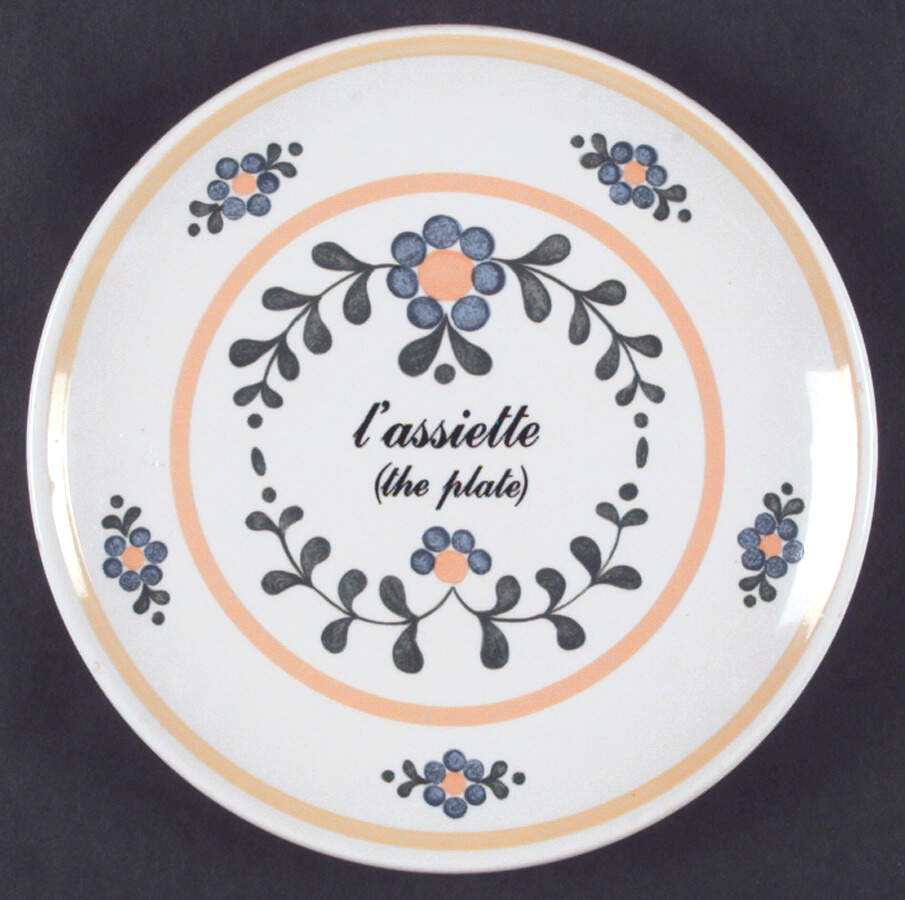 La Lecon De Francais Dinner Plate by Sigma-1