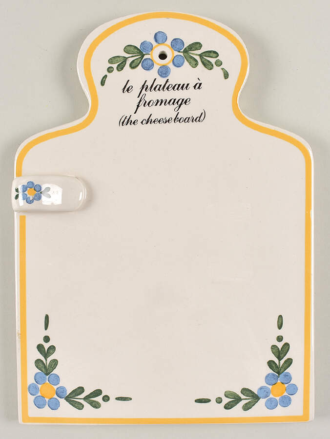La Lecon De Francais Cheese and Cracker Board by Sigma-1