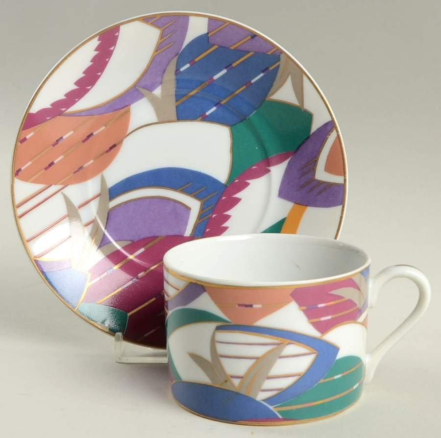 Limelight Flat Cup & Saucer Set by Sigma-1