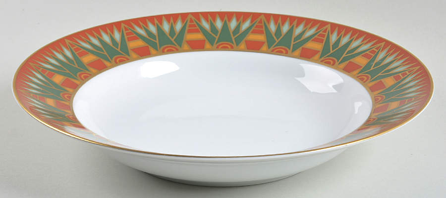 Lotus Large Rim Soup Bowl by Sigma-1