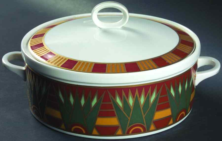 Lotus 2 Qt Round Covered Casserole by Sigma-1