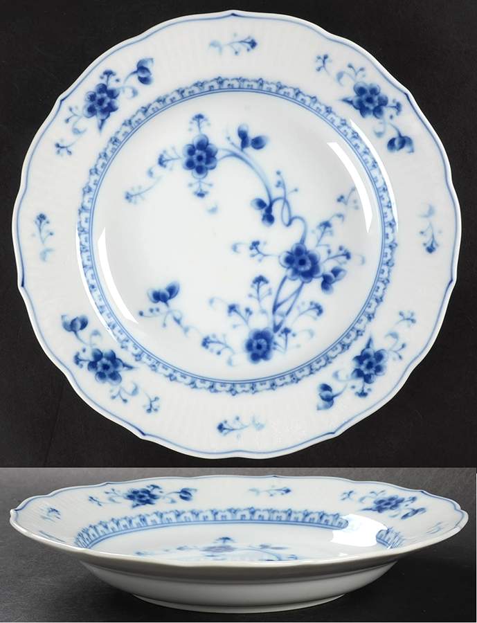 Victoria Blue Large Rim Soup Bowl by Sigma-1