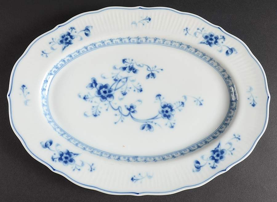 Victoria Blue 12" Oval Serving Platter by Sigma-1