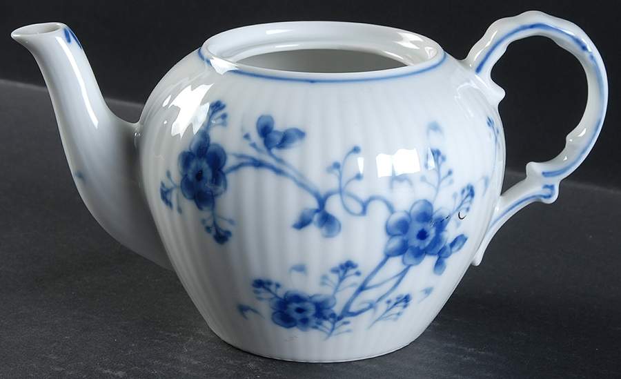 Victoria Blue Teapot No Lid by Sigma-1