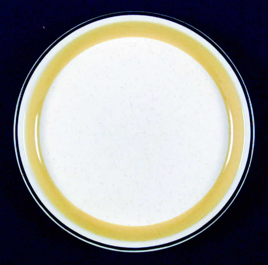Yellow Band Salad Plate by Sigma-1