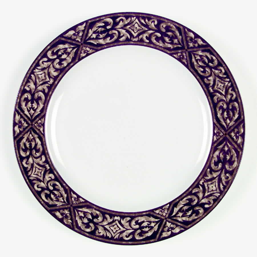 Artisan Burgundy Dinner Plate by Signature-1