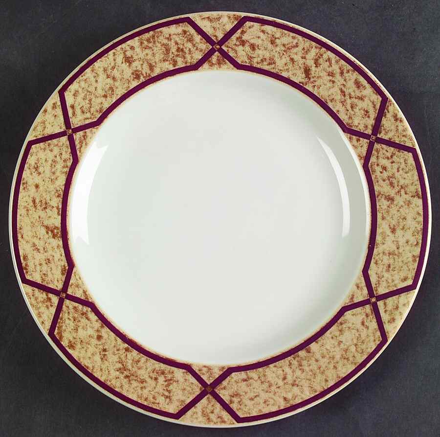 Artisan Burgundy Salad Plate by Signature-1