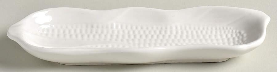 Carnivale White Boiled Corn Holder by Signature-1