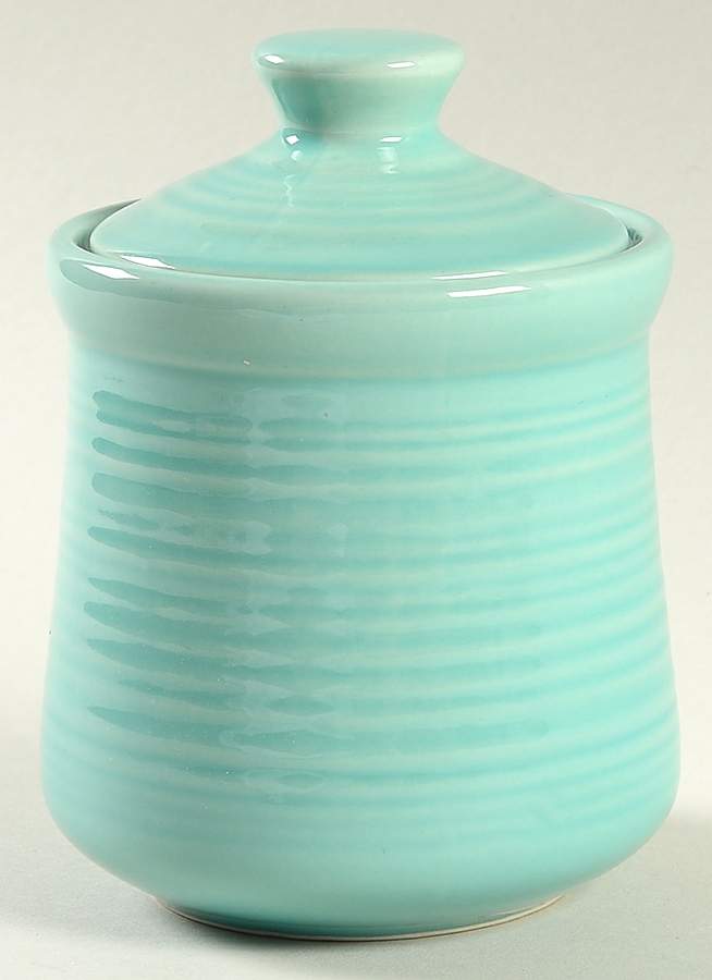 Carnivale Light Green Sugar Bowl & Lid by Signature-1