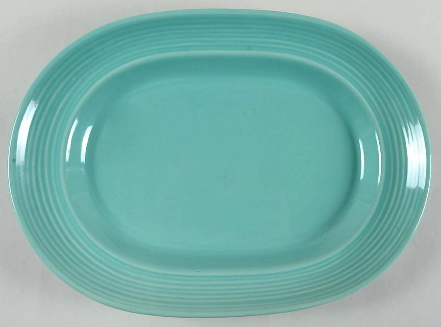 Carnivale Light Green 13" Oval Serving Platter by Signature-1