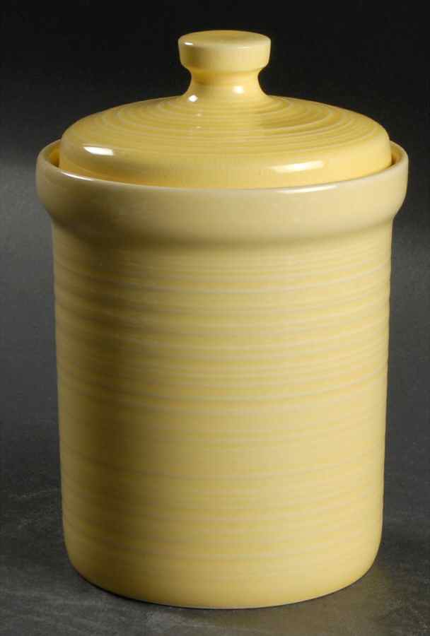 Carnivale Yellow Medium Canister & Lid by Signature-1