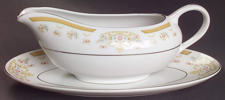 Coronet Gravy Boat & Underplate/Relish by Signature-1